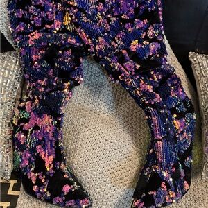 Women Sequin Boots